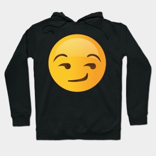 Smirk - Flirting face, smug face, suggestive face Hoodie